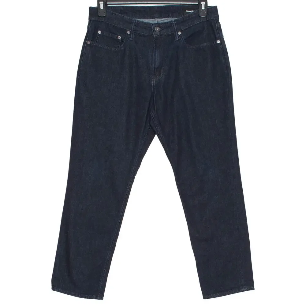 Bonobos Jeans Athletic Straight Dark Wash Blue 32x28 Minimalist Casual Normcore